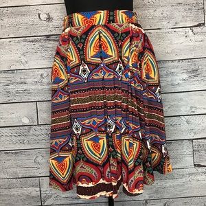 Lularoe Madison Skirt Size Medium With Pockets